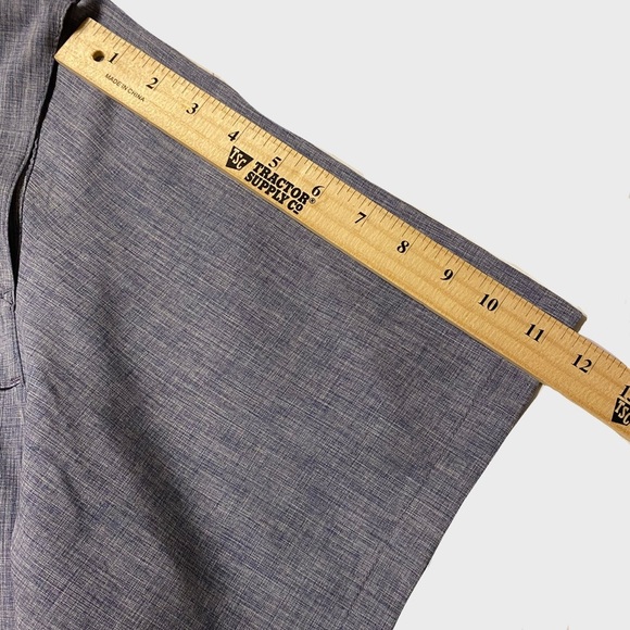 Magellan Big Tall Shirt Men 4X Fish Golf Short Sleeve Moisture Wick Blue-Gray - Picture 14 of 16